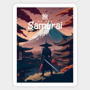 Futuristic Samurai: A Journey Through Time and Tradition Sticker